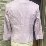 EXPRESS  Y2K Women’s linen blend Blazer pink purple office business New Sz 10 Photo 2