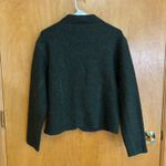 Croft & Barrow Croft &‎ Barrow 100% Wool Jacket Button Up Collared Olive Green Shacket Size S Photo 2