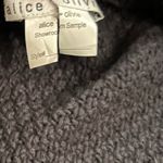 Alice + Olivia  Black Open Cable Knit Short Sleeve Cardigan One Size NEW Sample Photo 6