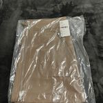Steve Madden Faux Leather Mini Skirt in Mocha Photo 3