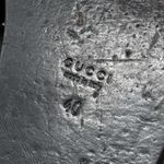 Gucci  Juliette Horsebit Leather Strappy Slingback Flat Sandal Shoes Black 40 Photo 8