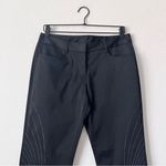 EXPRESS EXRESS Black Beaded Embellished Dress Pants Trousers Boot Cut Sz 5/6 Photo 2