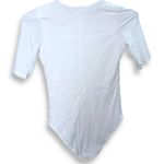 Everlane  Short Sleeve Crewneck Bodysuit White Small Photo 3