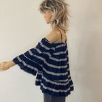 BeachLunchLounge Lexi Top Cold Shoulder Off Shoulder Blouse XS Photo 6