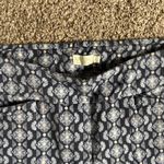 Spartina 449  Pull On Pants Tummy Smoothing Blue White Geometric Size Large Photo 2