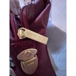 Estée Lauder Estee Lauder Burgundy Nylon Patent Leather Trim Tote Bag Travel Weekender Photo 4