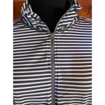 Zella  Blue and White Striped Women's Long Sleeve Athletic Top sz M Photo 4