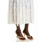 AQUA  Floral Midi Dress Lace Trim Cottagecore Sundress‎ XXS Photo 3