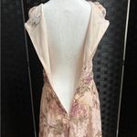 Dress Barn Lace A-line Wrap Dress Sz 6 Soft Pink Fairycore Romantic Y2K Floral Photo 7