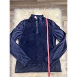 Nicole Miller NWT Sport stretch ribbed velour quarter zip top L Photo 4