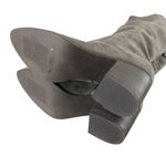 Abound  Womens Boots Faux Suede Zipper Block Heel Gray Size 9 Photo 3