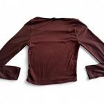 Burgundy sincerely jules shirt. Size XS. Red Photo 1