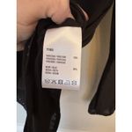 Gerard Darel  Womens Black Semi Sheer Long-Sleeve Blouse Shirt Top Size 36 Silk Photo 2