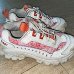 Caterpillar  Womens size 6.5‎ Pink & White Lace Up Athleisure Shoes Photo 0