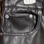 American Eagle  Stretch Faux Leather High Waisted Flare Pants Size 14 Long Photo 3