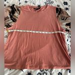 DKNY Women’s Large Rose Blouse Abstract Pattern Chiffon Balloon Short Sleeves. Photo 2