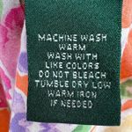 Lauren Ralph Lauren Blouse Womens L Orange Floral Cotton 3/4 Classic Euro Summer Size L Photo 11