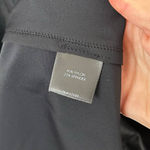 Norma Kamali  Black Foil Sleeveless Fishtail Midi Dress Sz S Photo 4