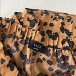 VICI  Easy Tiger Brown & Black Leopard Print High Waist Wide Leg Trouser Pants L Photo 6