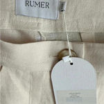 Anthropologie RUMER Luella Pants, Linen Pants, Cream/Tan, Size XXS Photo 14