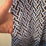 J. McLaughlin Shift Dress with Zipper Back and Pockets, Short Sleeve, Geometric Photo 4