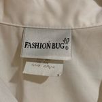 Fashion Bug  Cream‎ Button-Up Blouse Photo 1
