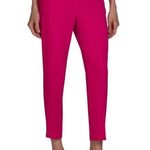 Les Copains Blue shocking pink cropped side zip trousers size IT 42 Photo 0