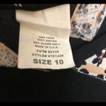 Alexandra Lee Sleeveless Fashionable Shoes Print Dress Size 10 Black Photo 4