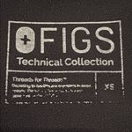 FIGS  XS Black Casma 3 Pocket Scrub Top Shirt FW1100 Photo 2