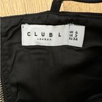 Club L  - Obsessed Lace Up Corset Style Top in Black Photo 1