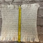 SheIn White Ribbed Tube Cropped Top M Casual Costal Cowgirl Coquettte Girl Photo 5