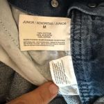 LEI Shortalls Jeans Indigo Denim Button Buckle Size M 100% Cotton Blue Size M Photo 3