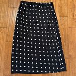 Madewell Layton black polka dot midi slip skirt 8 Photo 5