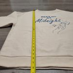 Women's Midnight Sweatshirt Cream size 2XL Graphic Pullover Long Sleeve Photo 4