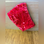 Roshanara Paris 90s Silk Velvet Scarf Raspberry Crushed Velvet Neck Wrap 41x6 Pink Photo 5