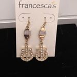 Francesca's Collections Gold Anchor Earrings Photo 1