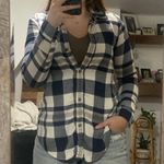 American Eagle Boyfriend Fit Plaid Flannel Photo 0