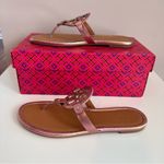 Tory Burch   Miller Snake-Embossed Leather Sandals Size 9 NIB Photo 1
