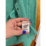 Anthropologie HWR 100% Cashmere Bow Cardigan Sweater Mint Green M Soft Luxury Feminine Preppy Photo 4