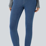 Halara  Flex™ High Waisted Pocket Denim Casual Leggings Size 2XL Photo 0