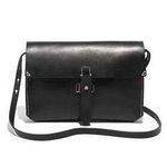 Madewell Black Leather Satchel Purse Photo 0