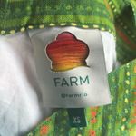 Farm Rio  Fresh Forest Scarf Green Floral Dress Form Fit Womens Xsmall Linen Photo 7