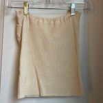Cream Twisted Tube Top Size M Photo 1