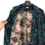 JOE BROWNS Remarkable Crushed Velvet Coat Teal Floral 16 Green Photo 6