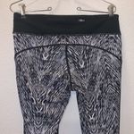 Nike Dri Fit black & white full length athletic leggings Photo 6