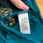Maurice's Lace Bralette Womens Size Small Teal Green Lined Padded Strappy Back Photo 3