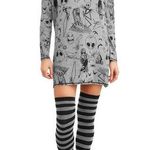 Disney Tim Burton’s Nightmare Before Christmas Jack Skellington Sleep Shirt Sz L Photo 0