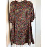 MELLODAY Nordstrom  Floral Paisley Dress – Size Large – Ruffle Neck NWT Photo 5