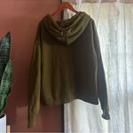 Set Active  x Justine Skye Oversized Full Zip Hoodie Sweatshirt Green Size M Photo 5