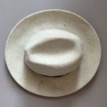 Free People  Women’s Wythe Leather Band‎ Felt Fedora Hat One Side Photo 0